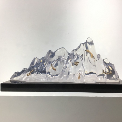 clear resin art decoration for sale