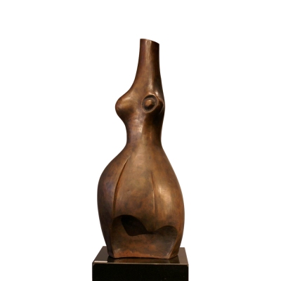 Woman Art Brass Sculpture